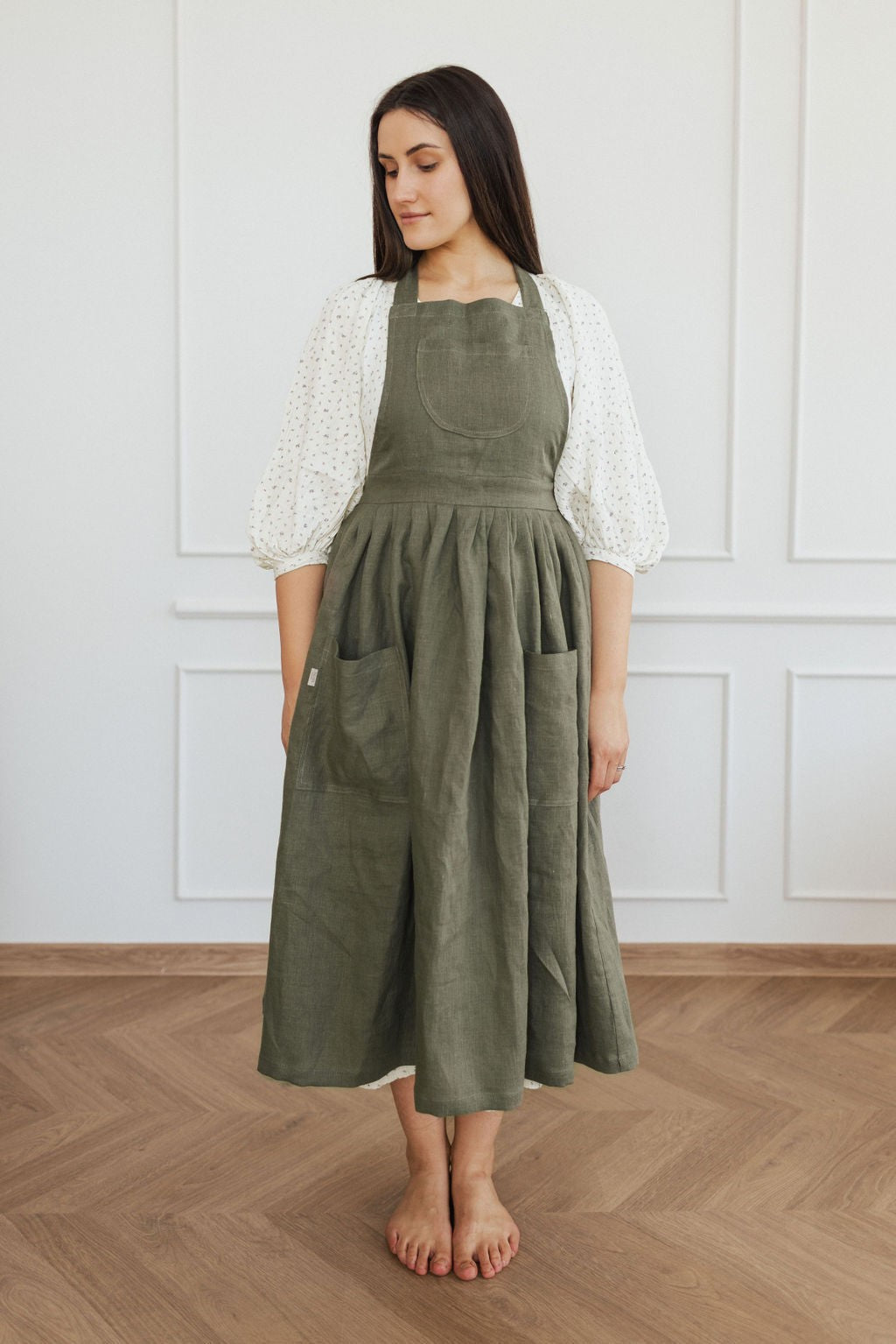 Linen Retro Apron
