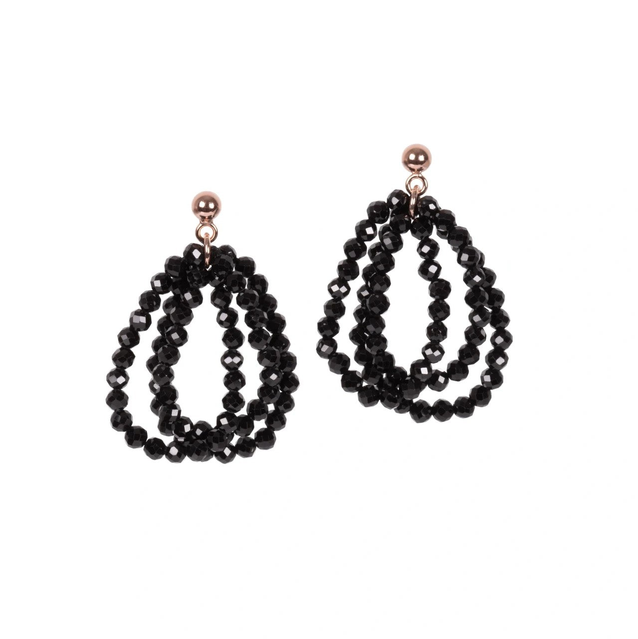 Cherie Boho S Earrings - Rose Gold and Silver